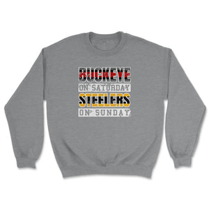 Steelers on Sunday - Unisex Sweatshirt - Grey Heather