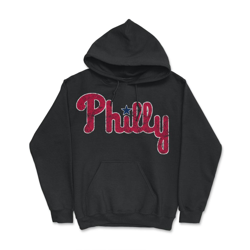 Philadelphia Baseball Philly PA Retro Fan - Hoodie - Black