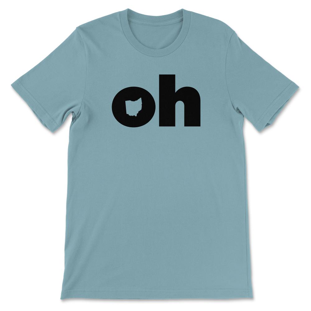 Ohio Two Letter State Abbreviation Unique Resident - Unisex T-Shirt - Baby Blue