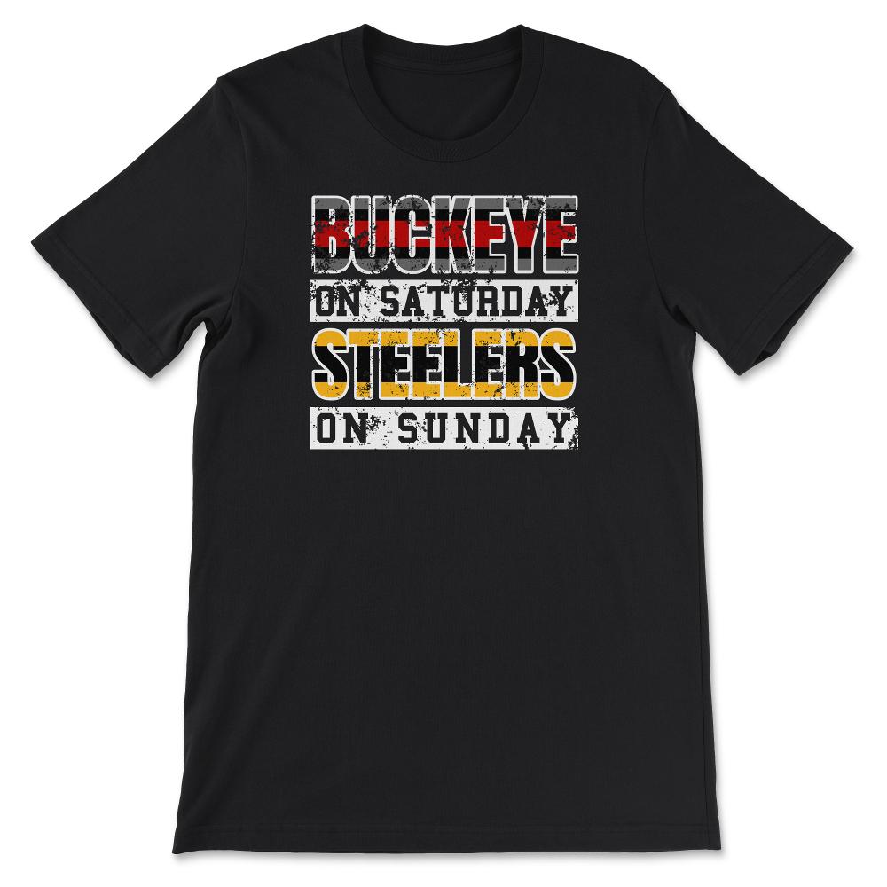 Steelers on Sunday - Unisex T-Shirt - Black