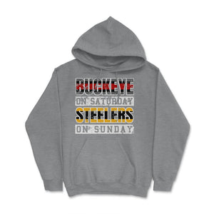 Steelers on Sunday - Hoodie - Grey Heather