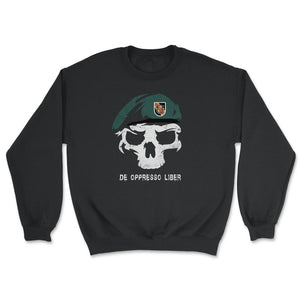 Army Special Forces De Oppresso Liber Green Beret 5th SFG Airborne - Unisex Sweatshirt - Black