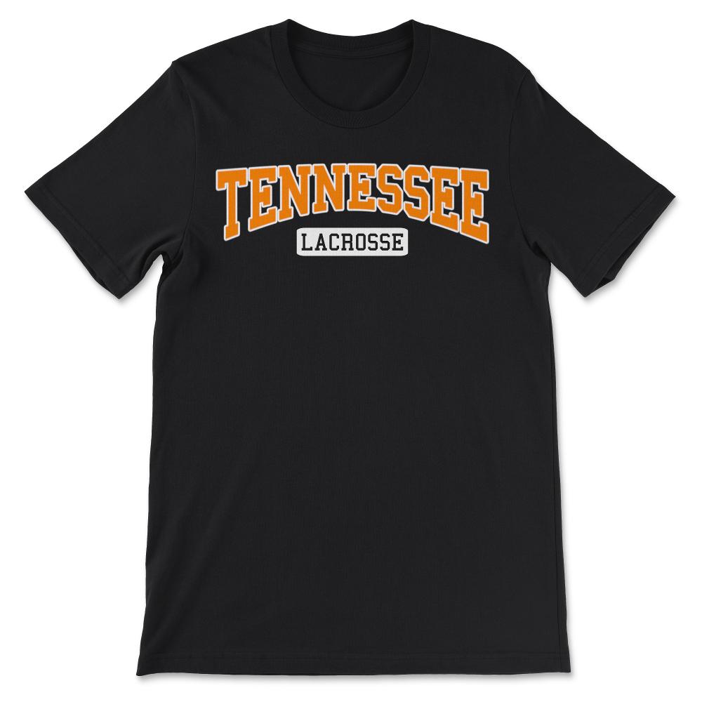Tennessee Lacrosse Classic Retro Style LAX Player - Unisex T-Shirt - Black