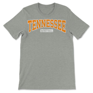 Vintage Tennessee Basketball Classic Player & Coach Fan Gift - Unisex T-Shirt - Grey Heather