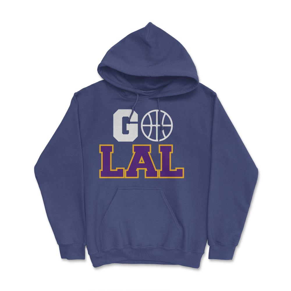 Los Angeles California Basketball Go LAL Home Town Fan - Hoodie - Purple