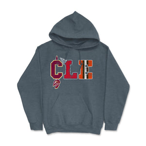 Cleveland Ohio Sports Forever Vintage Cleveland Fan Gift - Hoodie - Dark Grey Heather