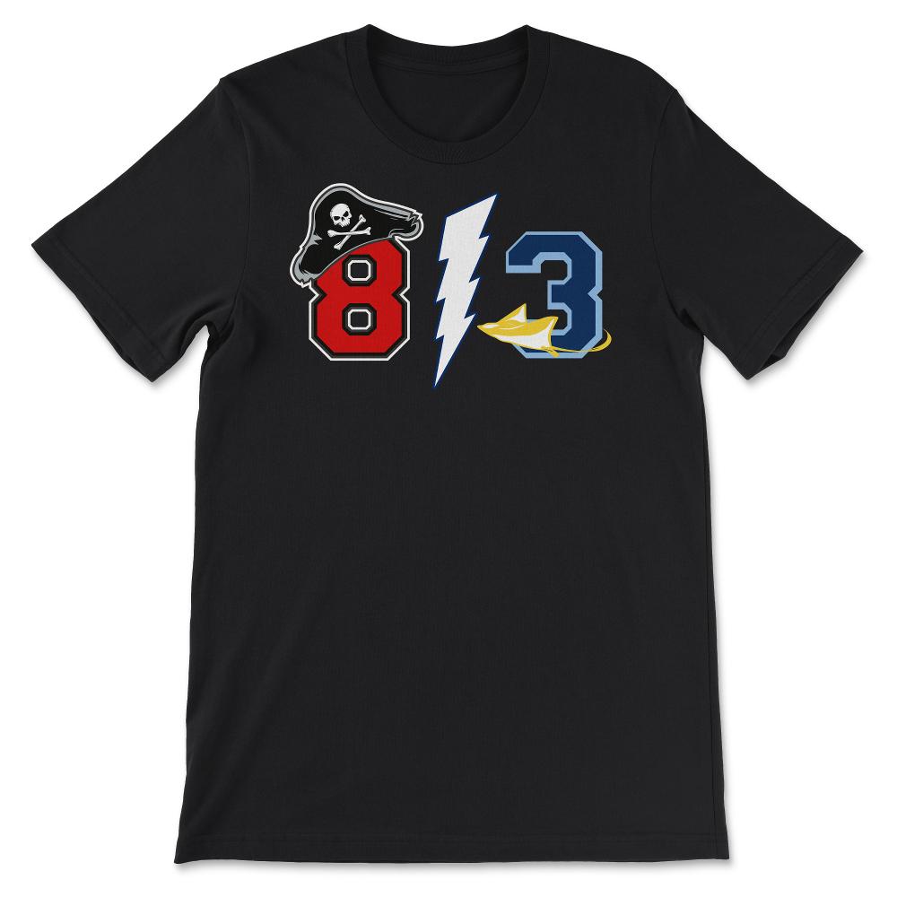 813 Tampa Florida Sports Fan Team Area Code - Unisex T-Shirt - Black