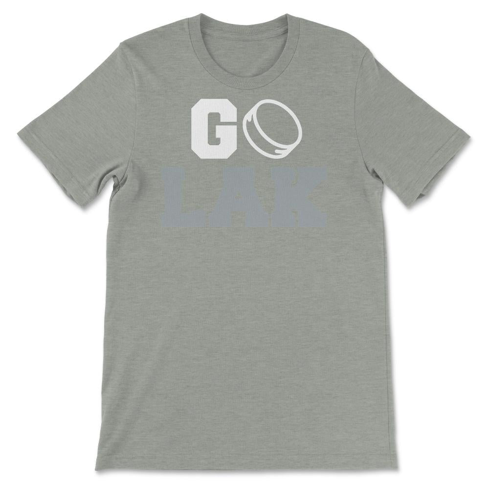 Go Los Angeles California Hockey Hometown Ice Hockey Fan LAK - Unisex T-Shirt - Grey Heather