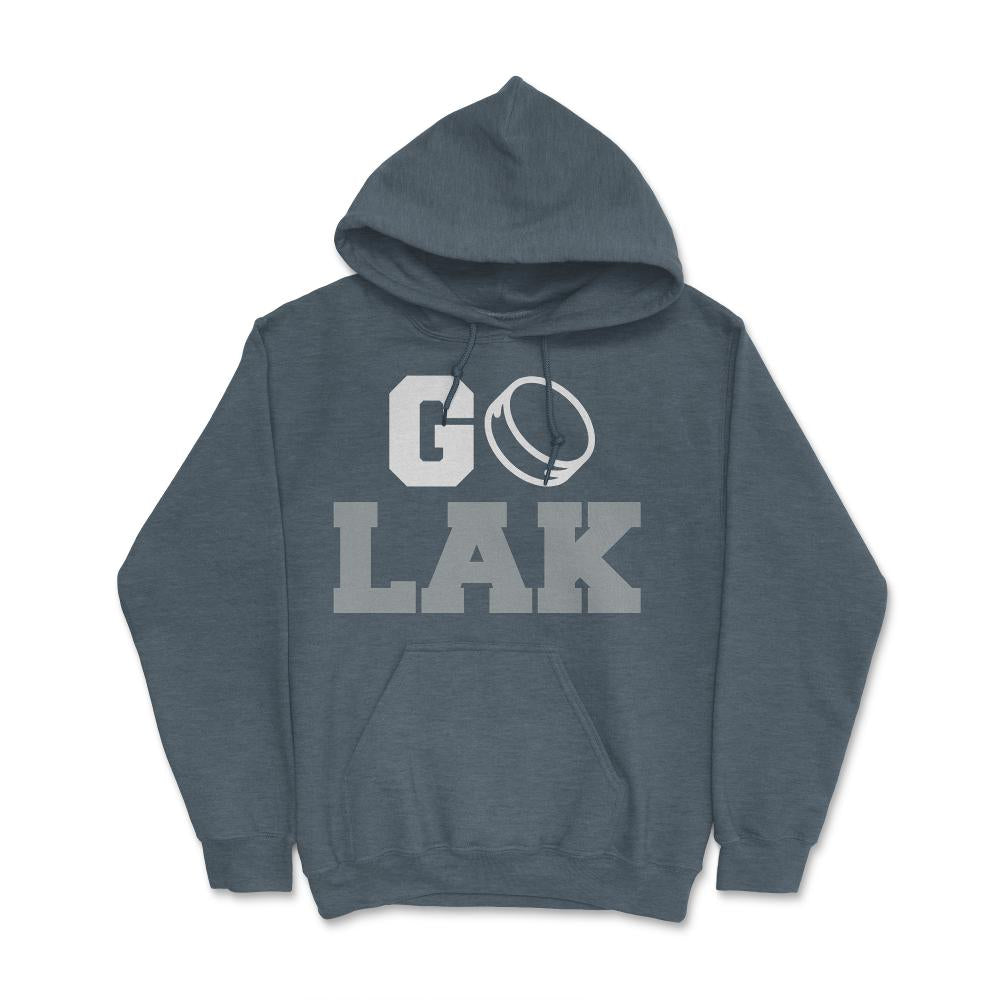 Go Los Angeles California Hockey Hometown Ice Hockey Fan LAK - Hoodie - Dark Grey Heather