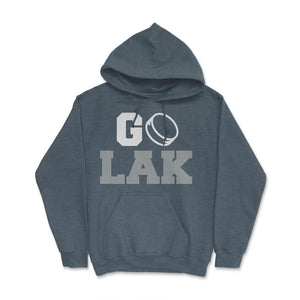 Go Los Angeles California Hockey Hometown Ice Hockey Fan LAK - Hoodie - Dark Grey Heather