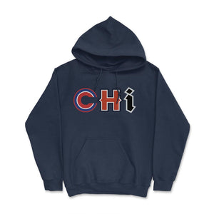 Chicago Illinois CHI Sports Fan Three Letter City Abbreviation - Hoodie - Navy