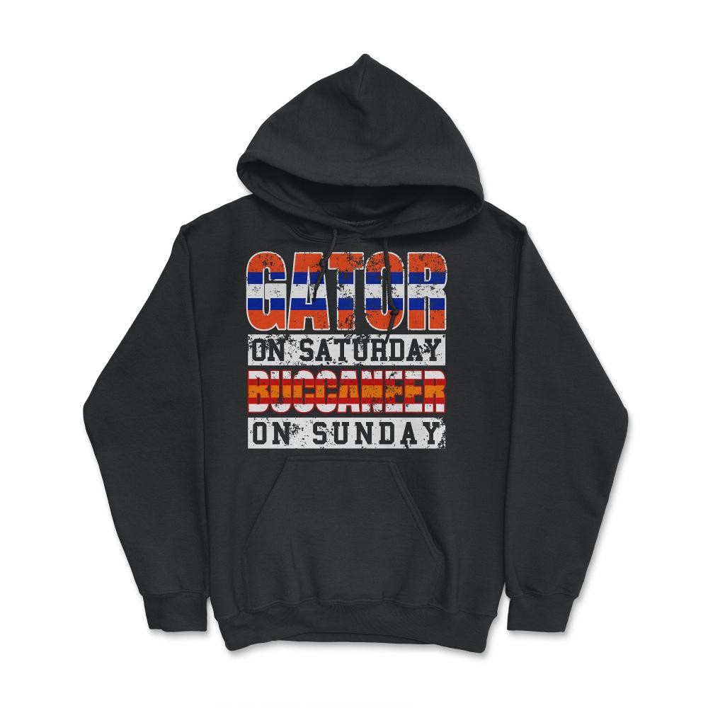 Gator on Saturday Buccaneer on Sunday - Hoodie - Black