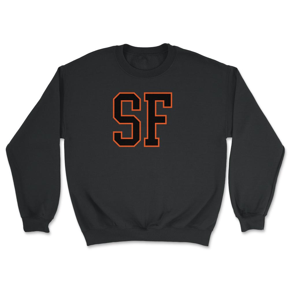 SF San Francisco California Baseball Fan Gift - Unisex Sweatshirt - Black