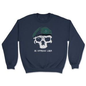 Army Special Forces De Oppresso Liber Green Beret 19th SFG Airborne - Unisex Sweatshirt - Navy