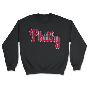 Philadelphia Baseball Philly PA Retro Fan - Unisex Sweatshirt - Black