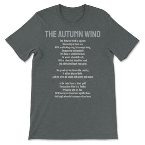 The Autumn Wind Las Vegas & Oakland California Football Fan - Unisex T-Shirt - Dark Grey Heather