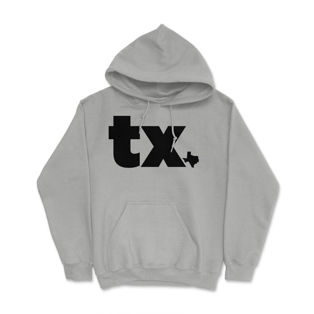 Texas Two Letter State Abbreviation Unique Resident - Hoodie - Ash