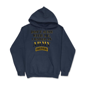 Don't Mess With Me, I Raised an Army Ranger Military Mom and Dad Gift - Hoodie - Navy