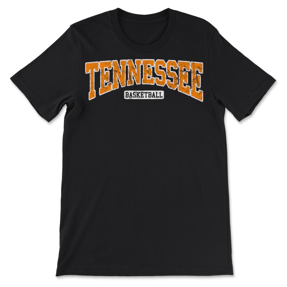 Vintage Tennessee Basketball Classic Player & Coach Fan Gift - Unisex T-Shirt - Black