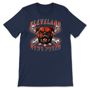 Cleveland Dawg Pound Cleveland Ohio Football Fan Gift - Unisex T-Shirt - Navy