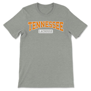 Tennessee Lacrosse Classic Retro Style LAX Player - Unisex T-Shirt - Grey Heather