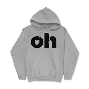 Ohio Two Letter State Abbreviation Unique Resident - Hoodie - Ash