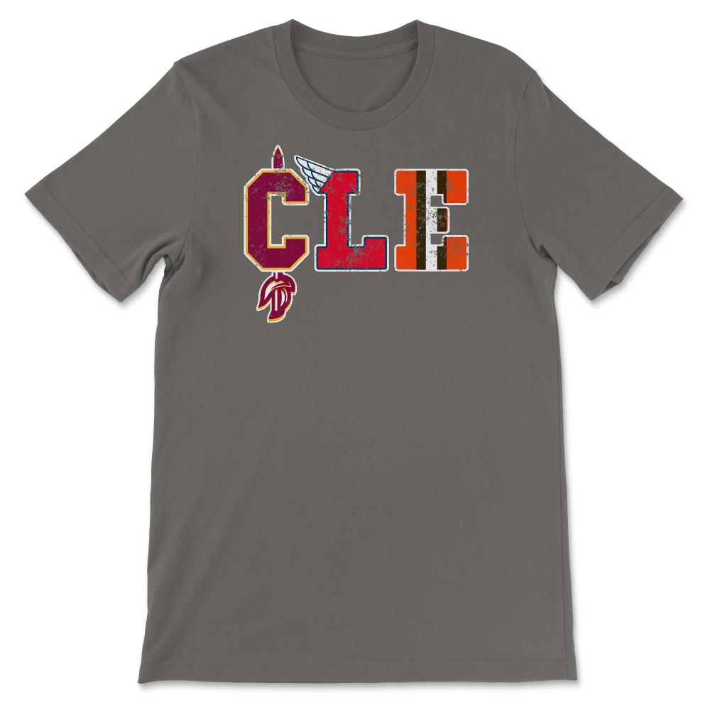 Cleveland Ohio Sports Forever Vintage Cleveland Fan Gift - Unisex T-Shirt - Smoke Grey