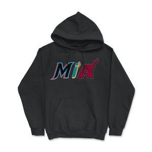 Miami Florida Sports Fan Three Letter City Abbreviation - Hoodie - Black